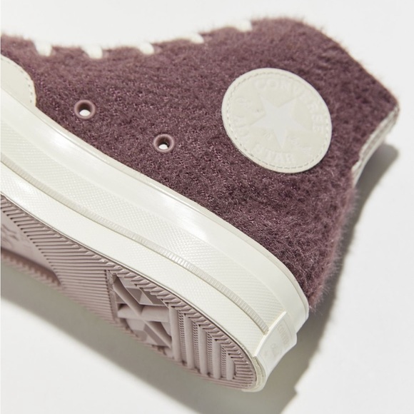 CONVERSE Chuck Taylor Fuzzy High Top Sneaker NWT - Picture 5 of 10